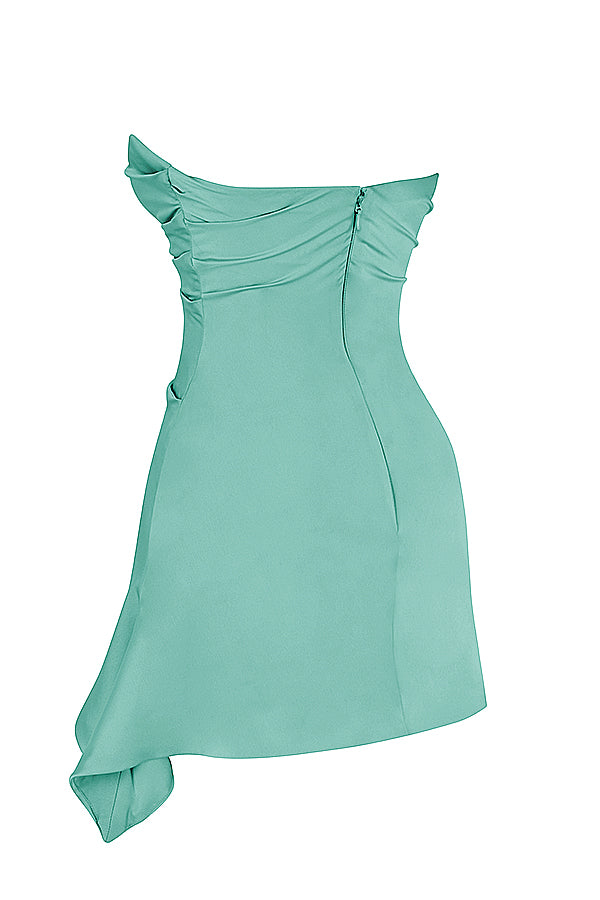 Robe corset bustier drapée