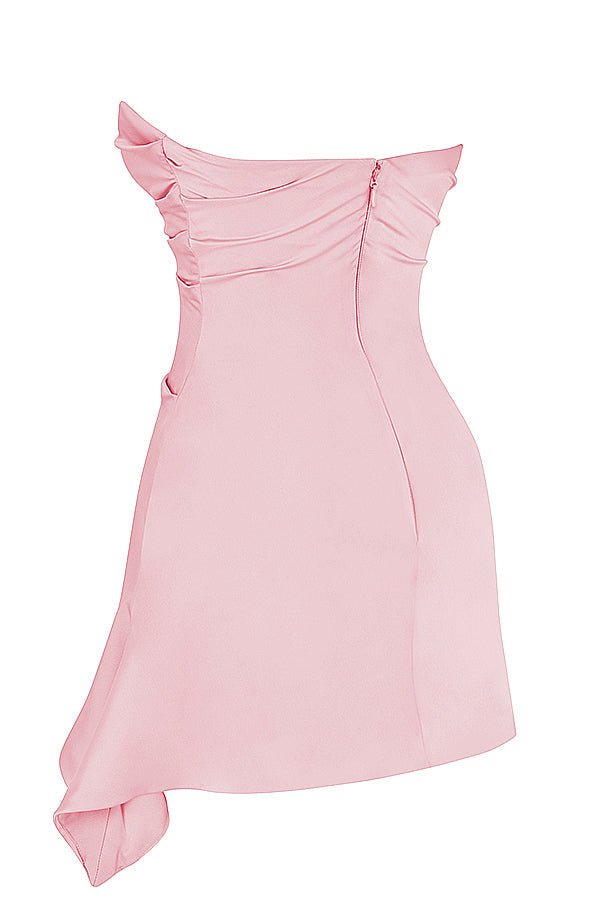 Robe corset bustier drapée