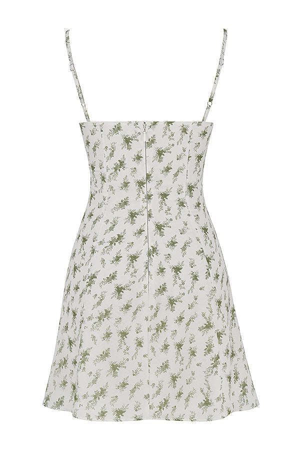 Mini-robe à imprimé jardin