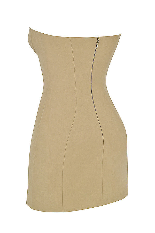 Mini-robe bustier pierre