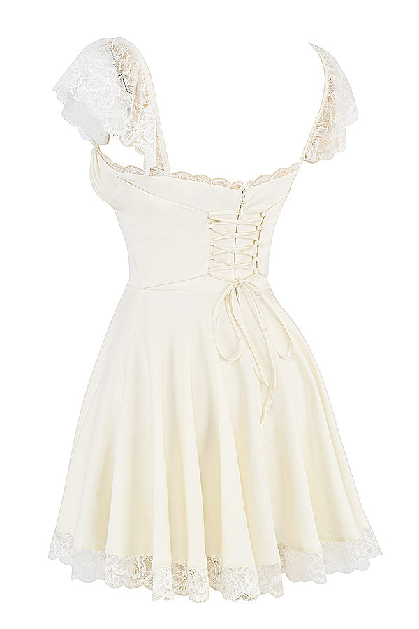 Robe courte trapàze