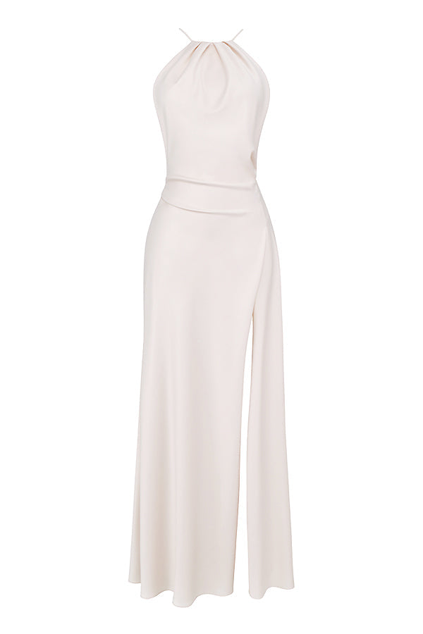 Robe longue de luxe avec fente sur la cuisse