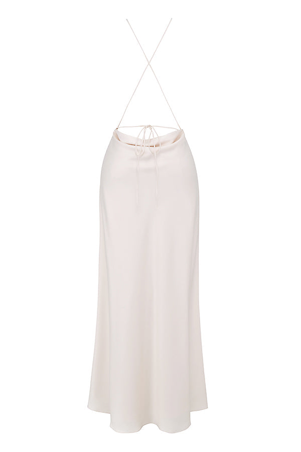 Robe longue de luxe avec fente sur la cuisse