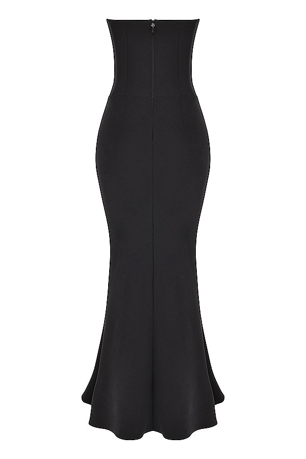 Robe corset bustier noire