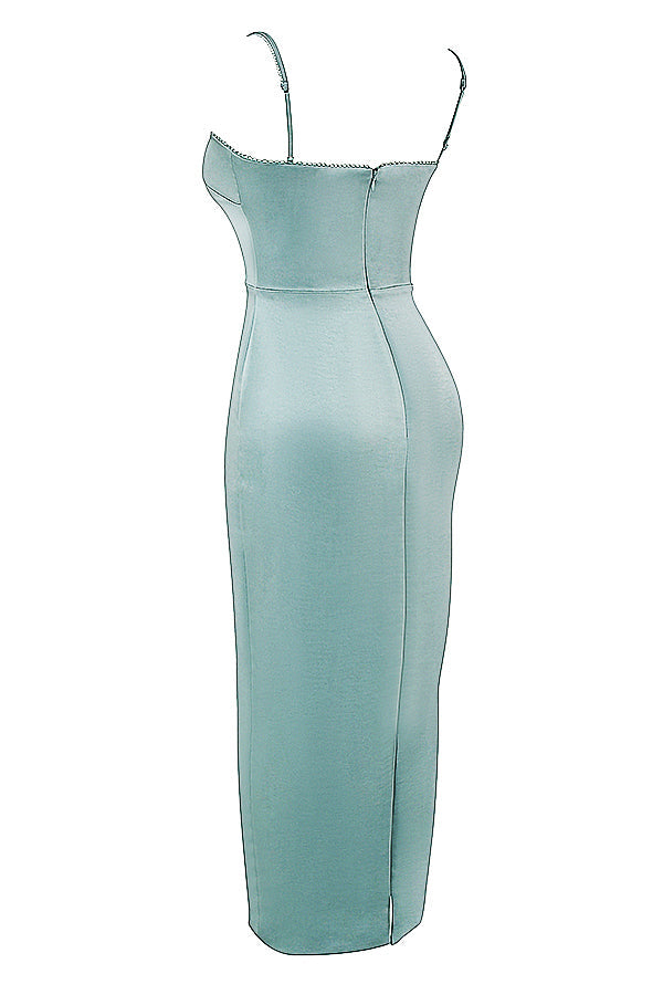 Robe longue couleur cràme vintage