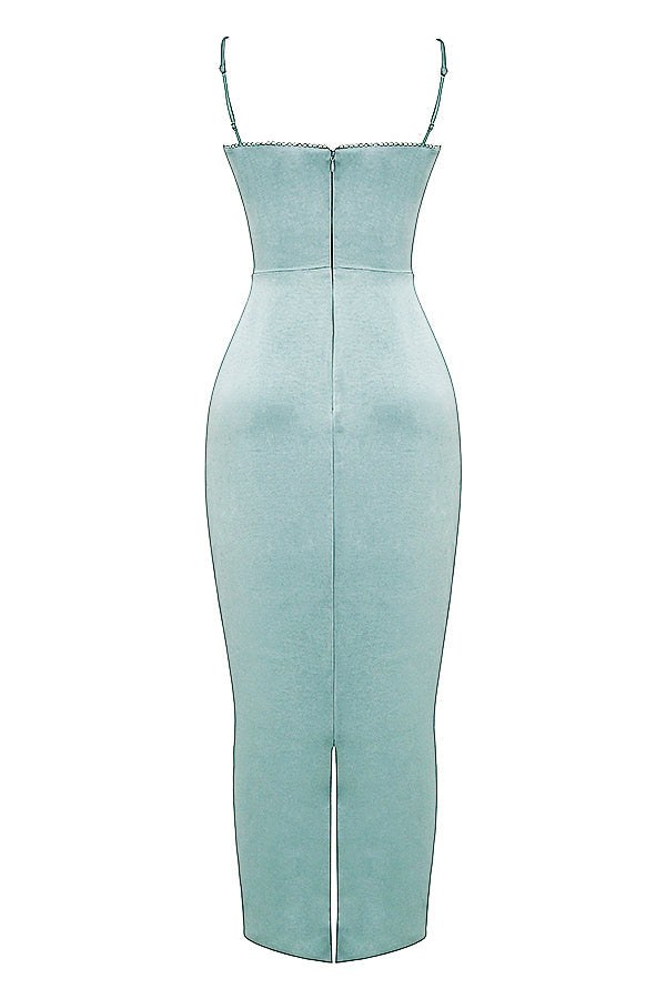 Robe longue couleur cràme vintage