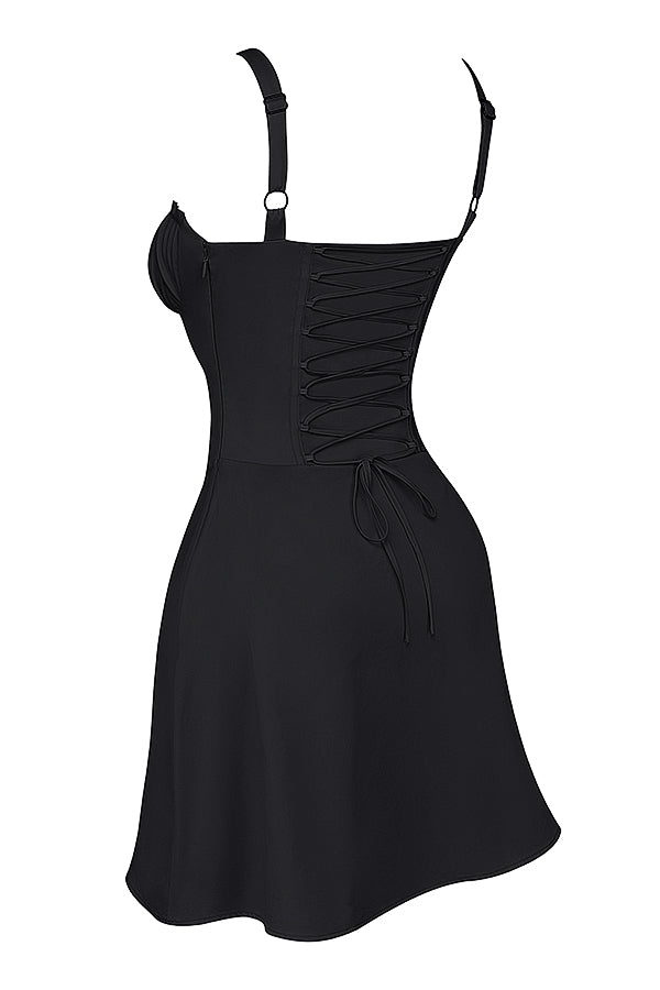 Mini-robe corset