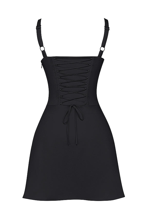 Mini-robe corset