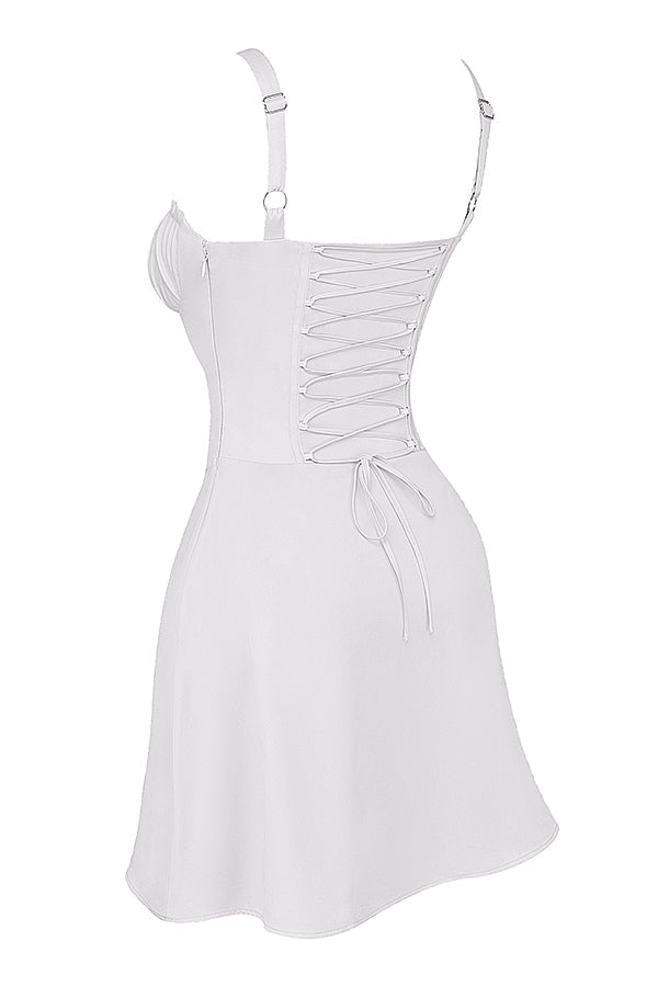 Mini-robe corset