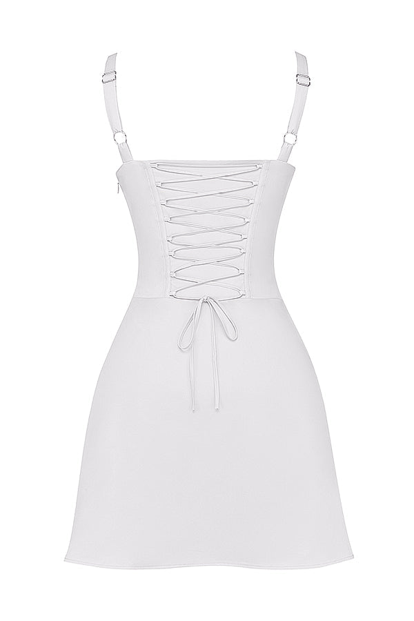 Mini-robe corset