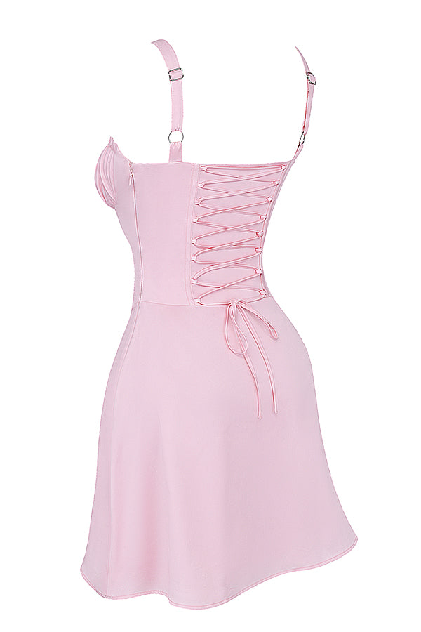 Mini-robe corset