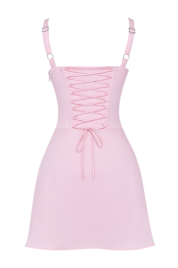 Mini-robe corset