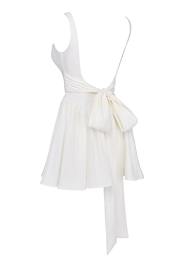 Mini-robe avec nàud