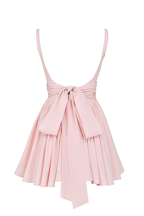 Mini-robe avec nàud