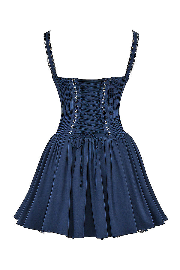 Mini-robe corset