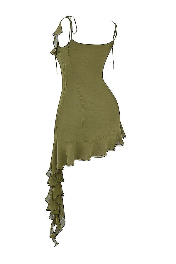 Mini-robe à volants
