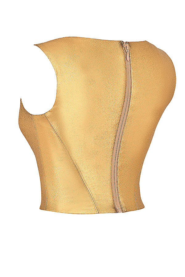 Corset doré