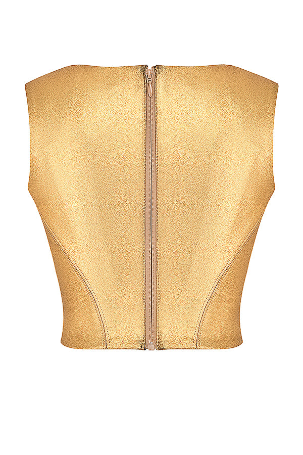 Corset doré
