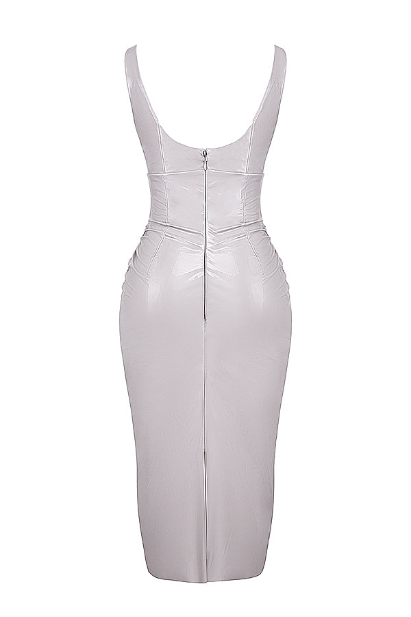 Robe midi en vinyle de Violet Ice