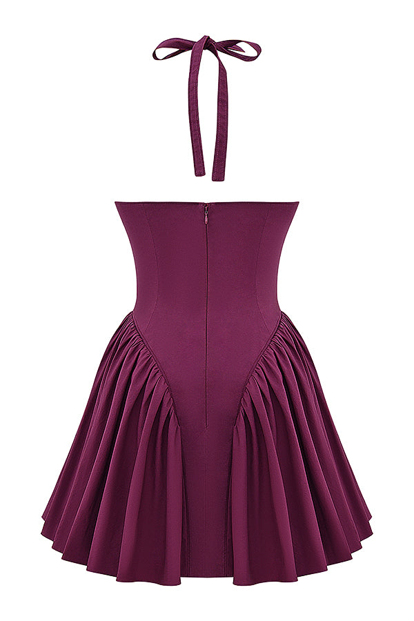 Mini-robe dos nu