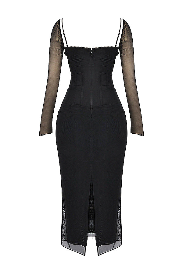 Robe longue fumée