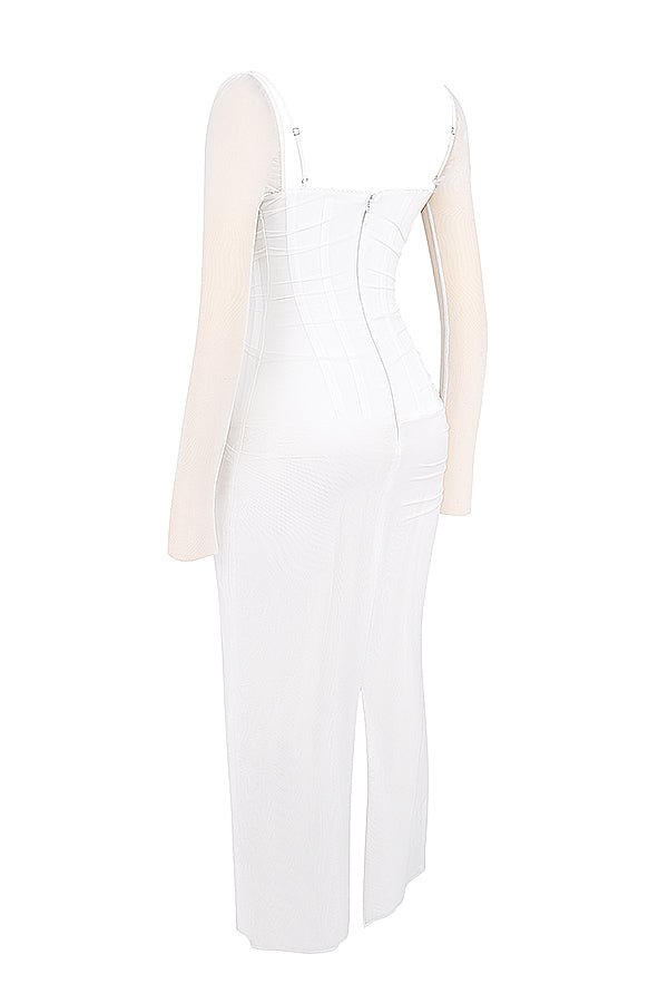 Robe longue fumée