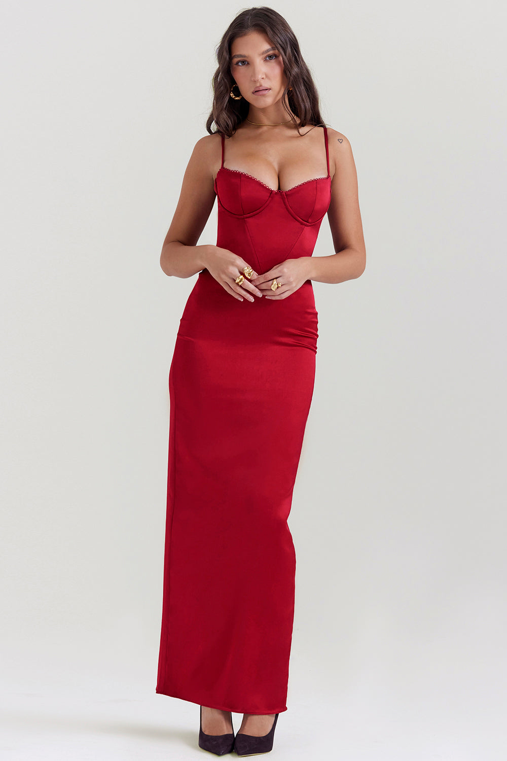robe longue corset
