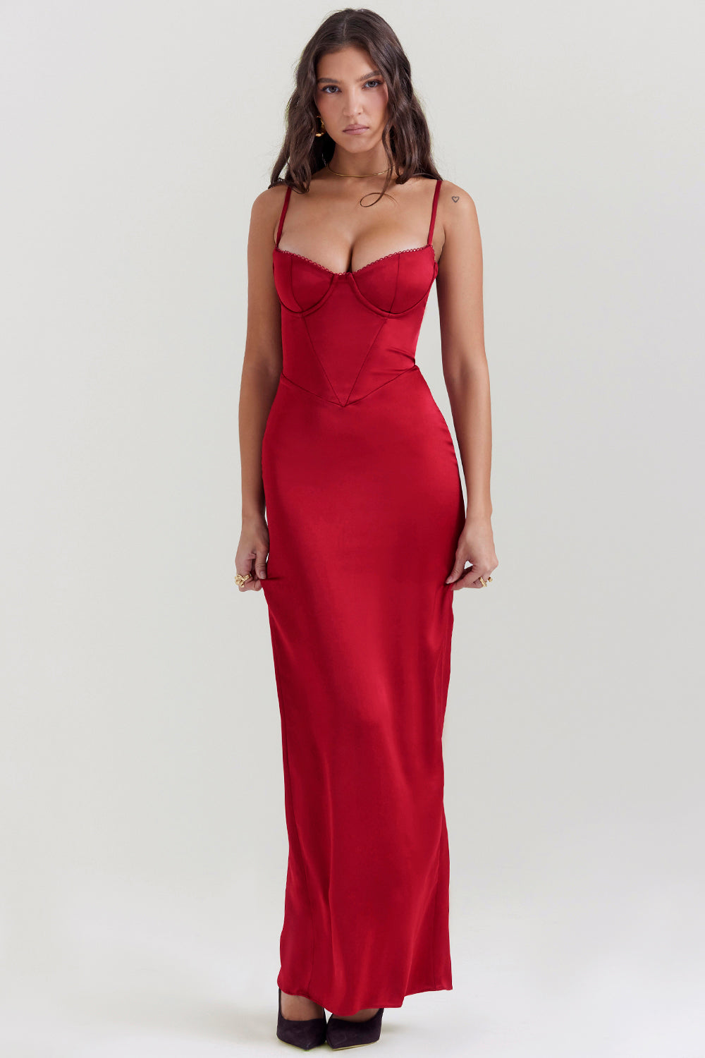robe longue corset