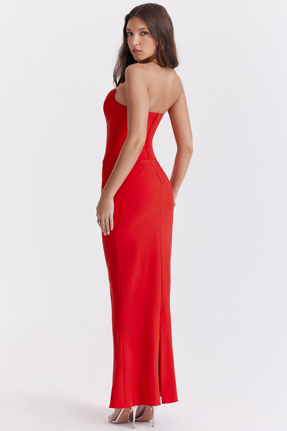 Robe corset sans bretelles