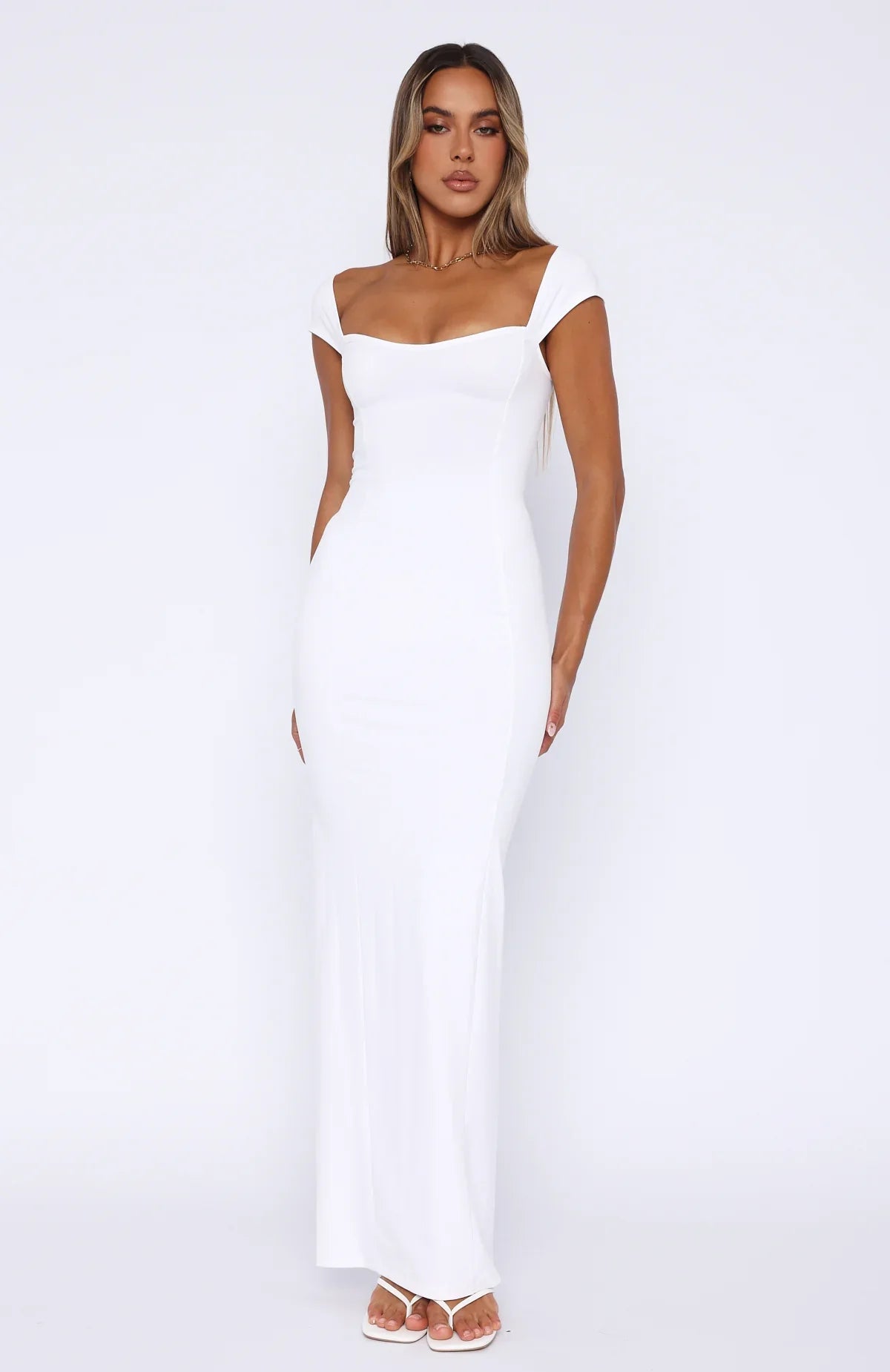 Robe longue élégante en queue de poisson