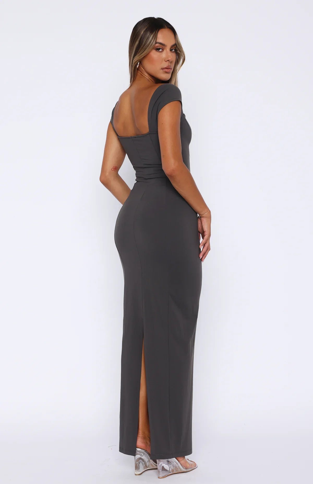 Robe longue élégante en queue de poisson
