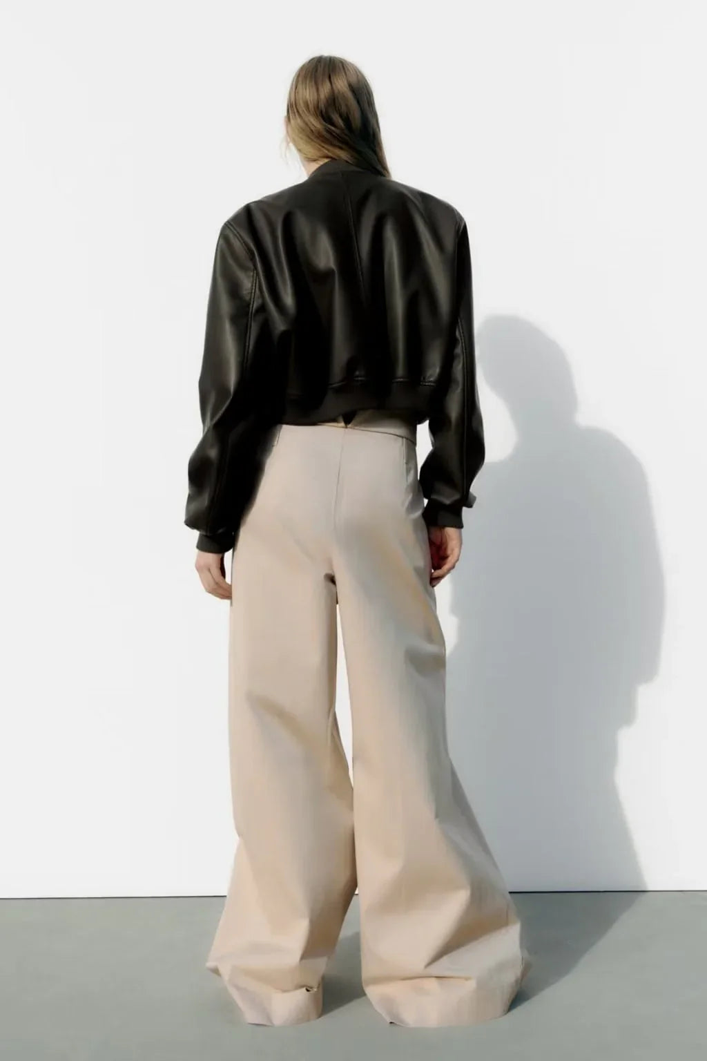 Veste en cuir vintage