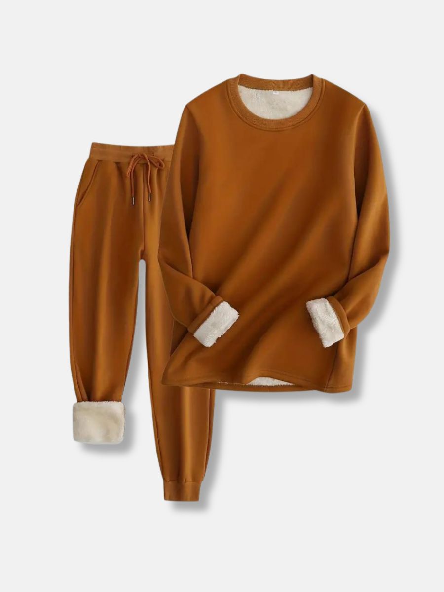 sweat-shirt à manches et pantalon de jogging à cordon
