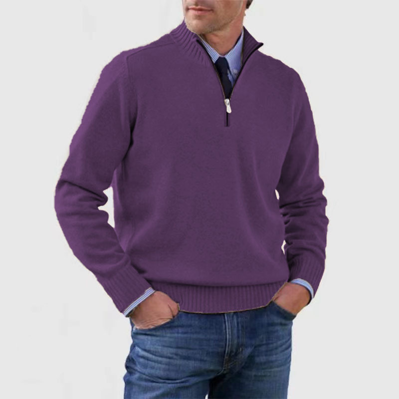 Pull demi-zip pour homme
