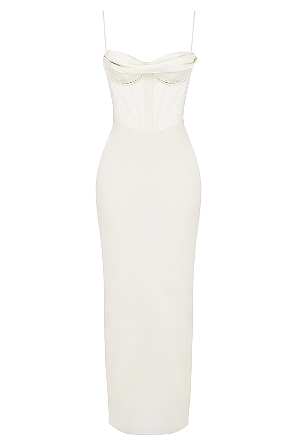 Robe longue corset élégante