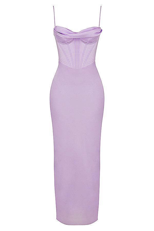 Robe longue corset élégante
