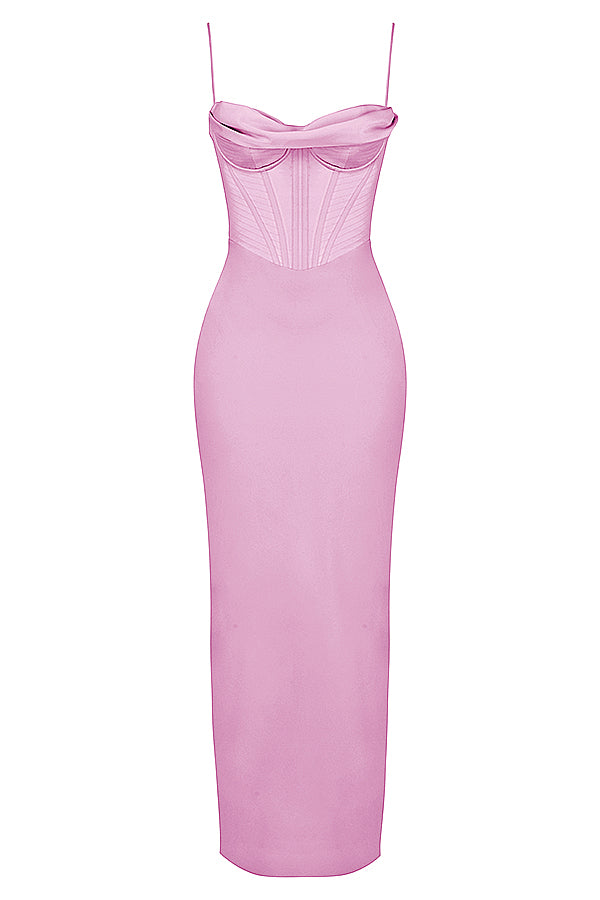 Robe longue corset élégante
