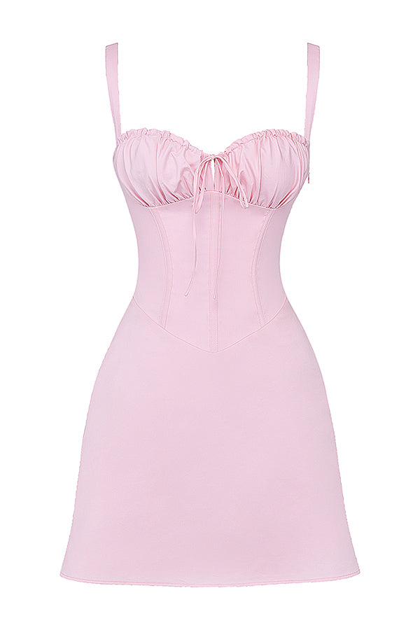 Mini-robe corset