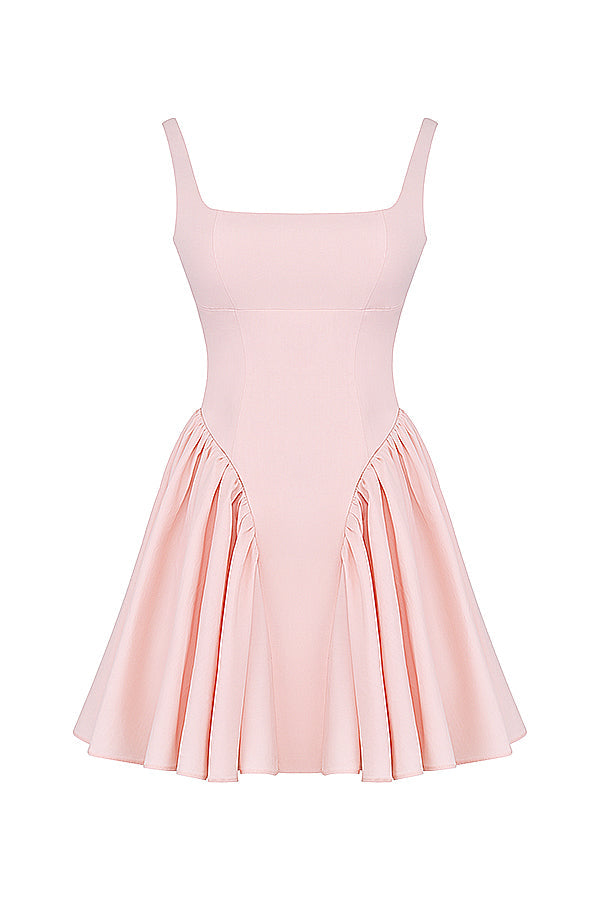 Mini-robe avec nàud