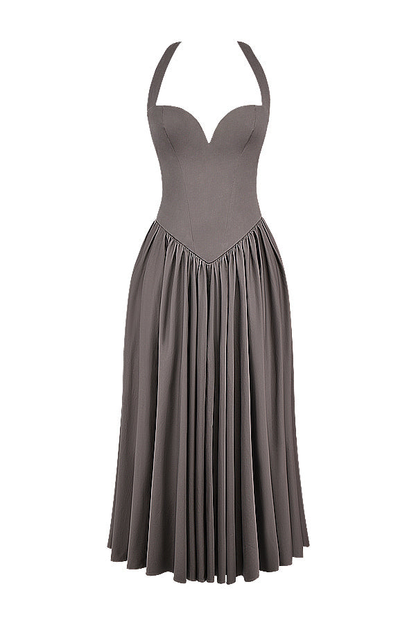 Robe midi dos nu