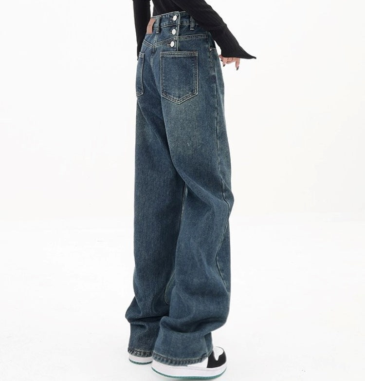 Droits jeans décontractés amples