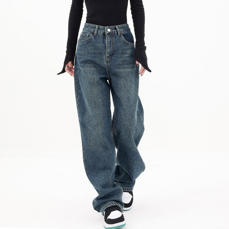 Droits jeans décontractés amples