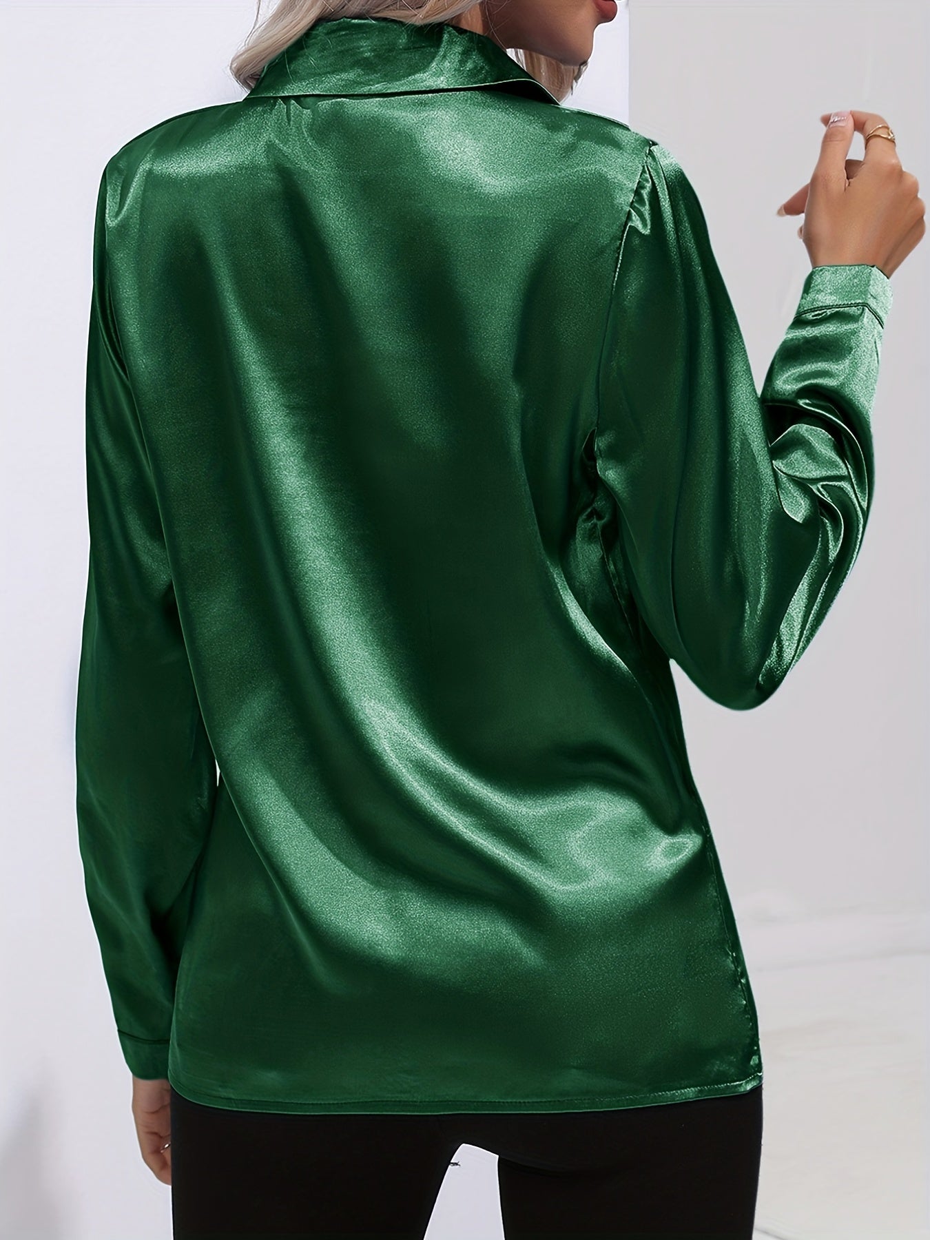 Blouse élégante en satin