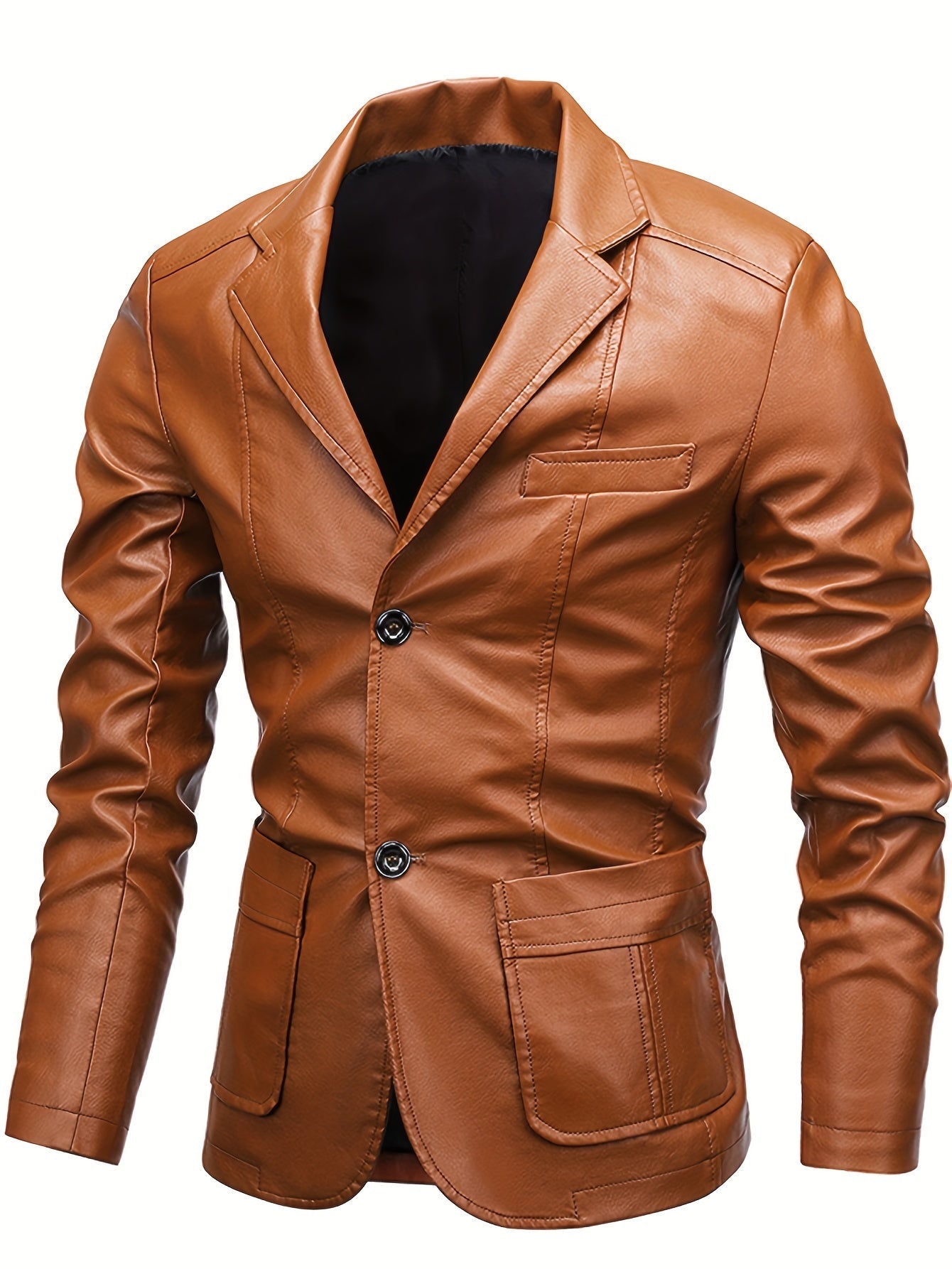 Blazer en cuir pour homme