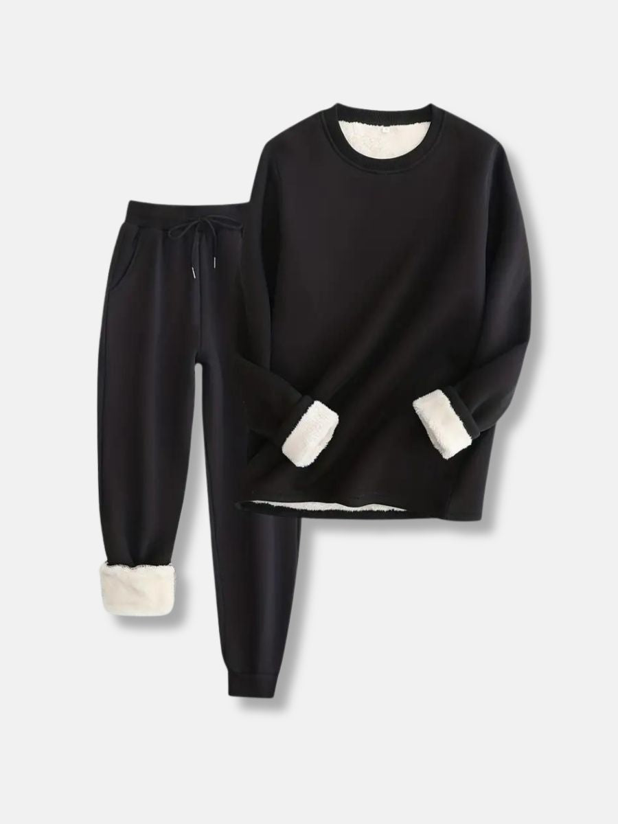 sweat-shirt à manches et pantalon de jogging à cordon