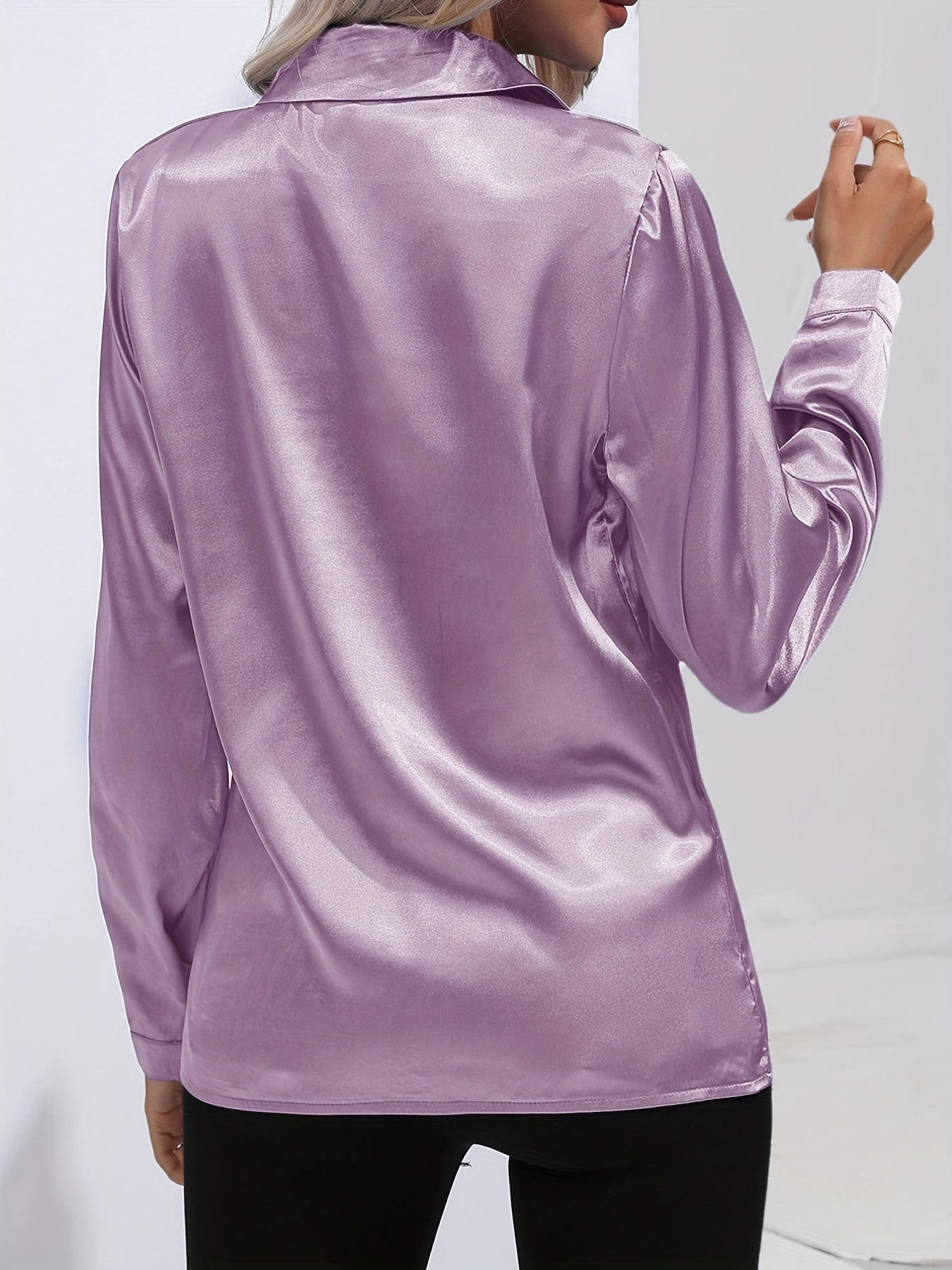 Blouse élégante en satin