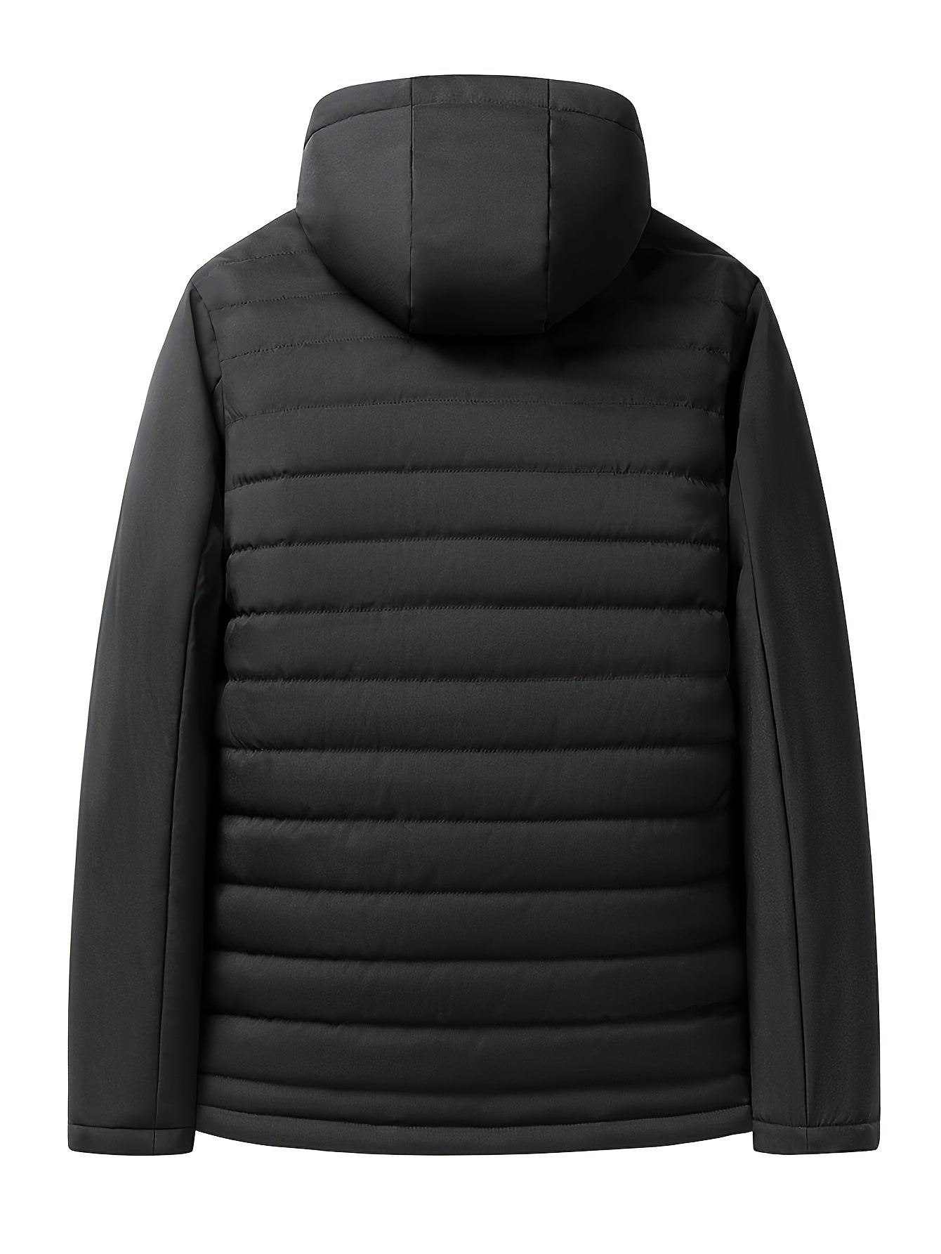 Veste noire doublée coton avec fourrure