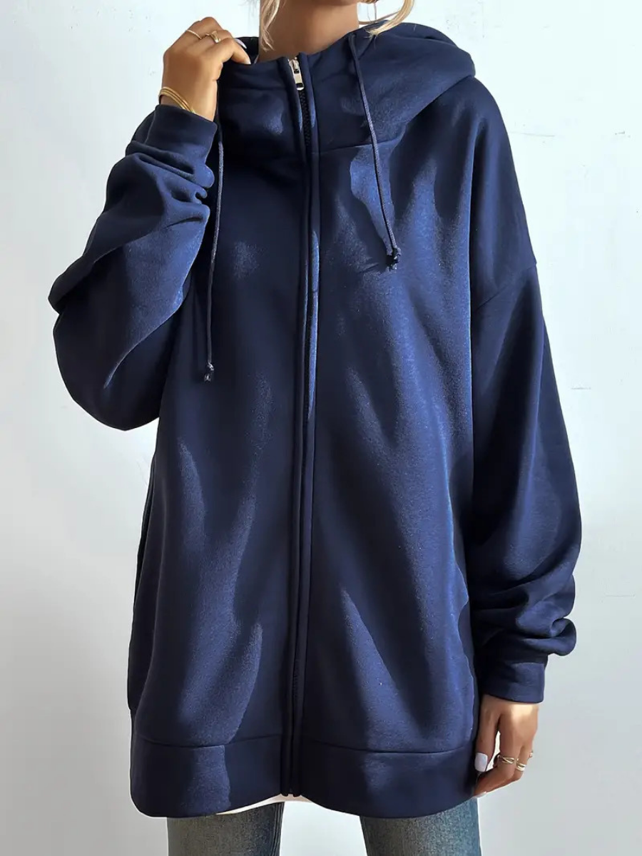 long sweat à capuche