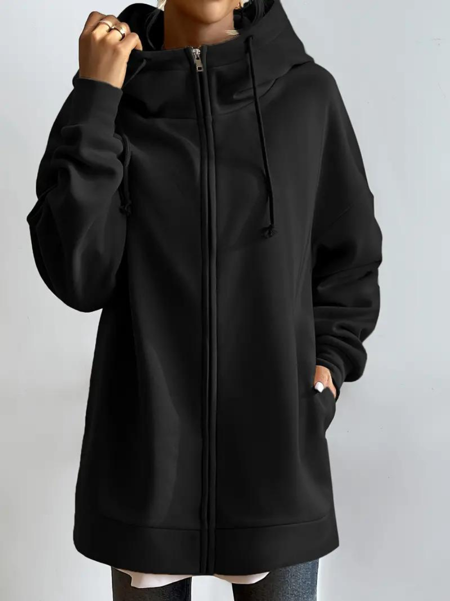 long sweat à capuche