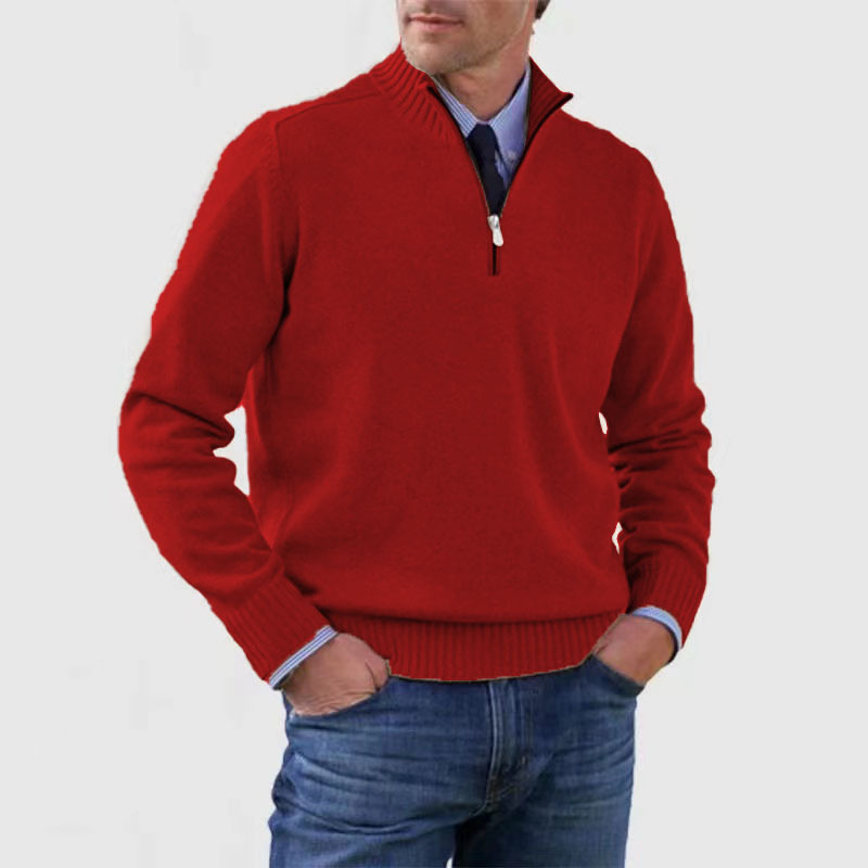 Pull demi-zip pour homme